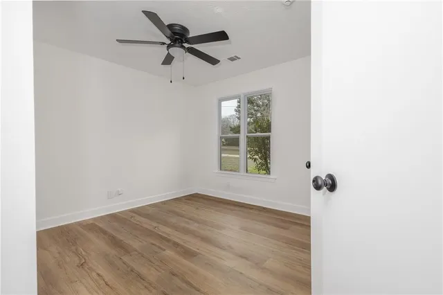 a view of a utility room with a window
