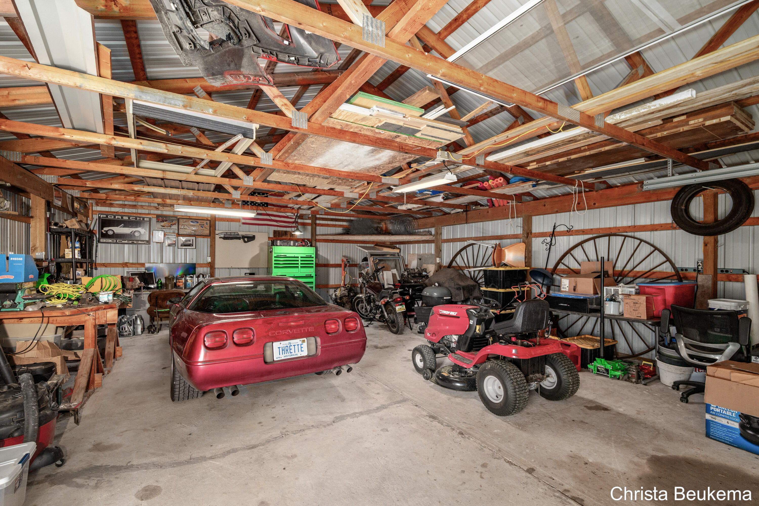 88 East Parmeter Road Ionia, MI 48846 - Photo 17 of 29 Inside of Pole Barn