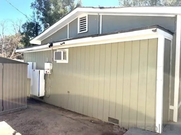 a view of a house with a outdoor space