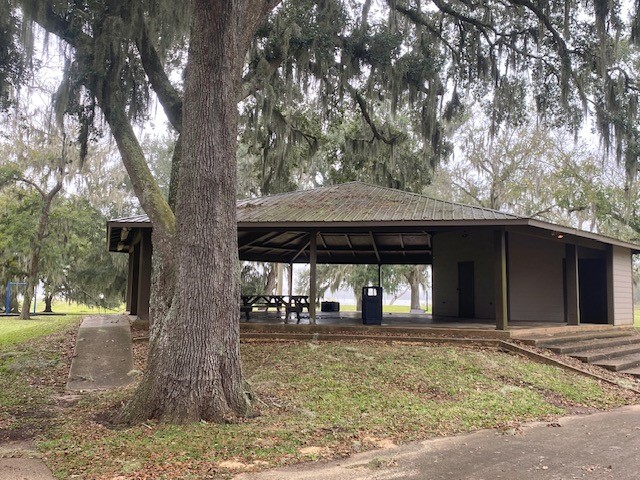 218 Cattle Drive Trail Angleton, TX 77515 - Photo 33 of 34 a view of a wooden house with a large tree