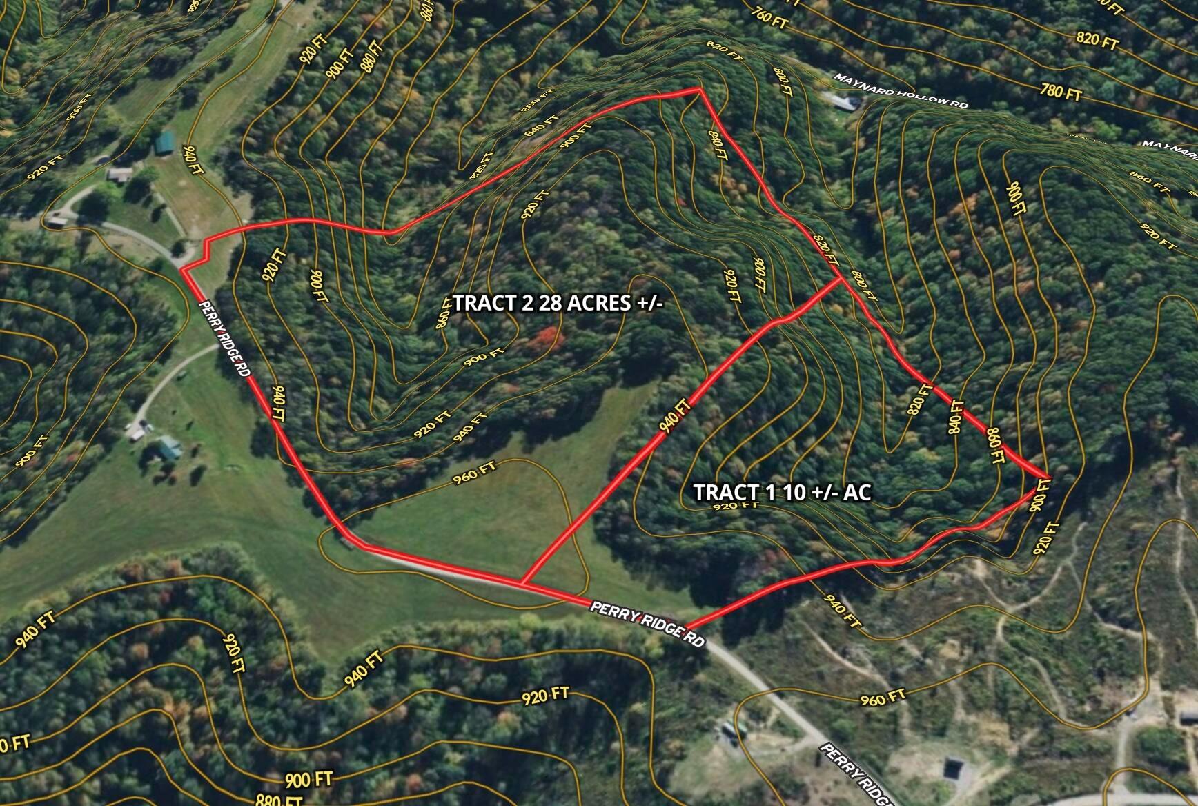 1 Perry Ridge Road Wilkesville, OH 45695 - Photo 19 of 19 Contour Lines