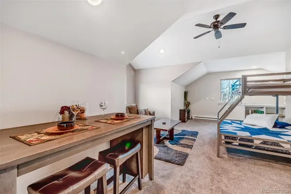 a view of a workspace with furniture