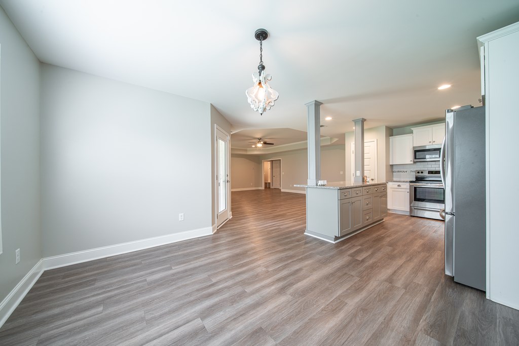 16 Maxwell Drive Fort Mitchell, AL 36856 - Photo 21 of 25 a view of a kitchen with wooden floor
