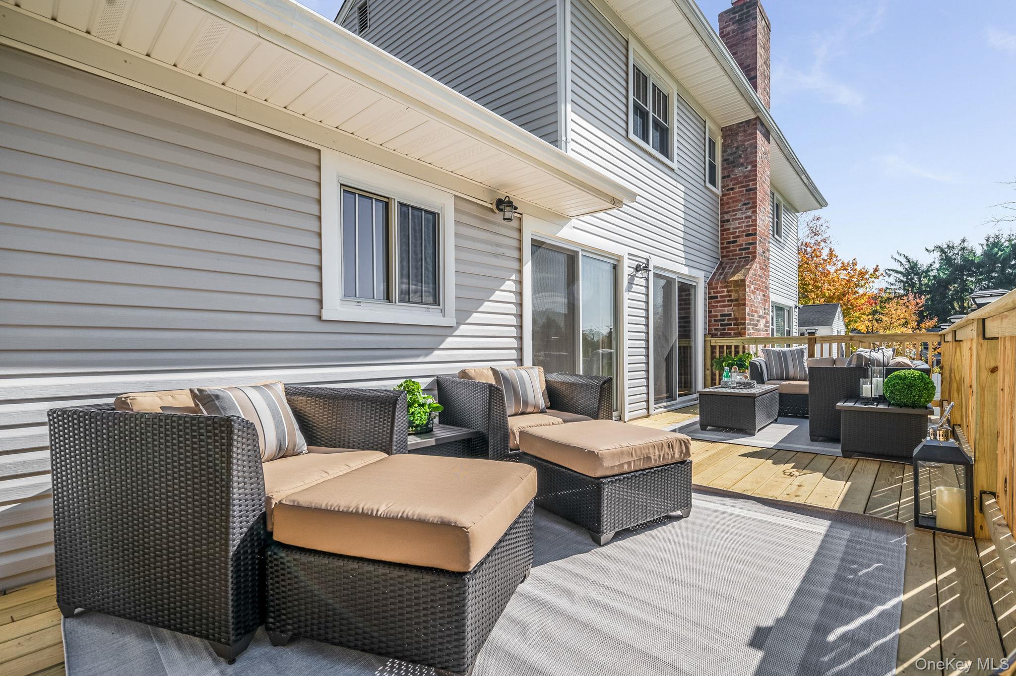 63 Underhill Road Scarsdale, NY 10583 - Photo 28 of 36 Deck featuring an outdoor living space