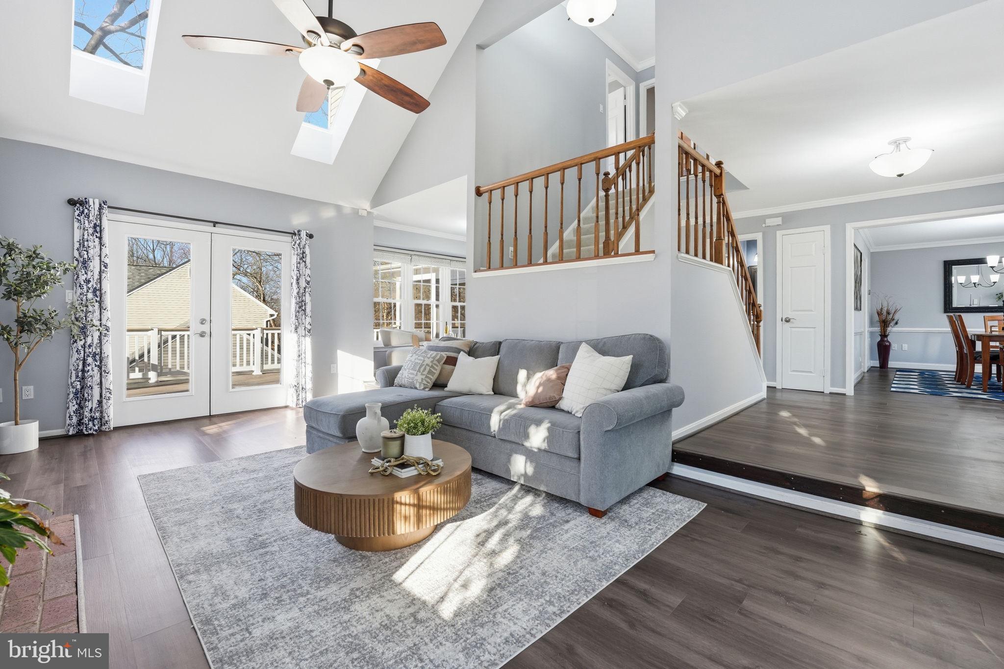 9115 Northedge Drive Springfield, VA 22153 - Photo 15 of 55 a living room with furniture and a wooden floor
