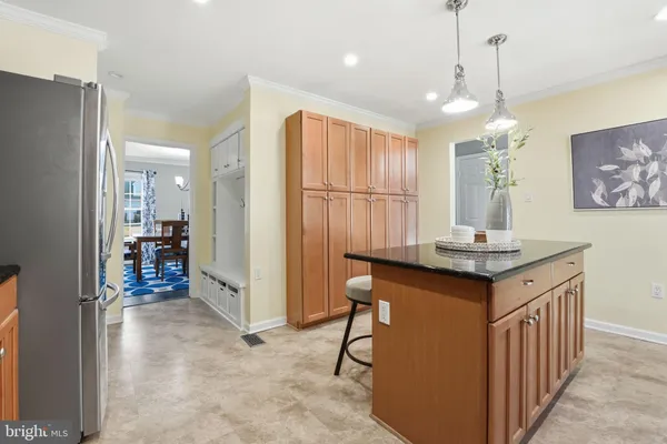 a view of deck with wooden floor and fence