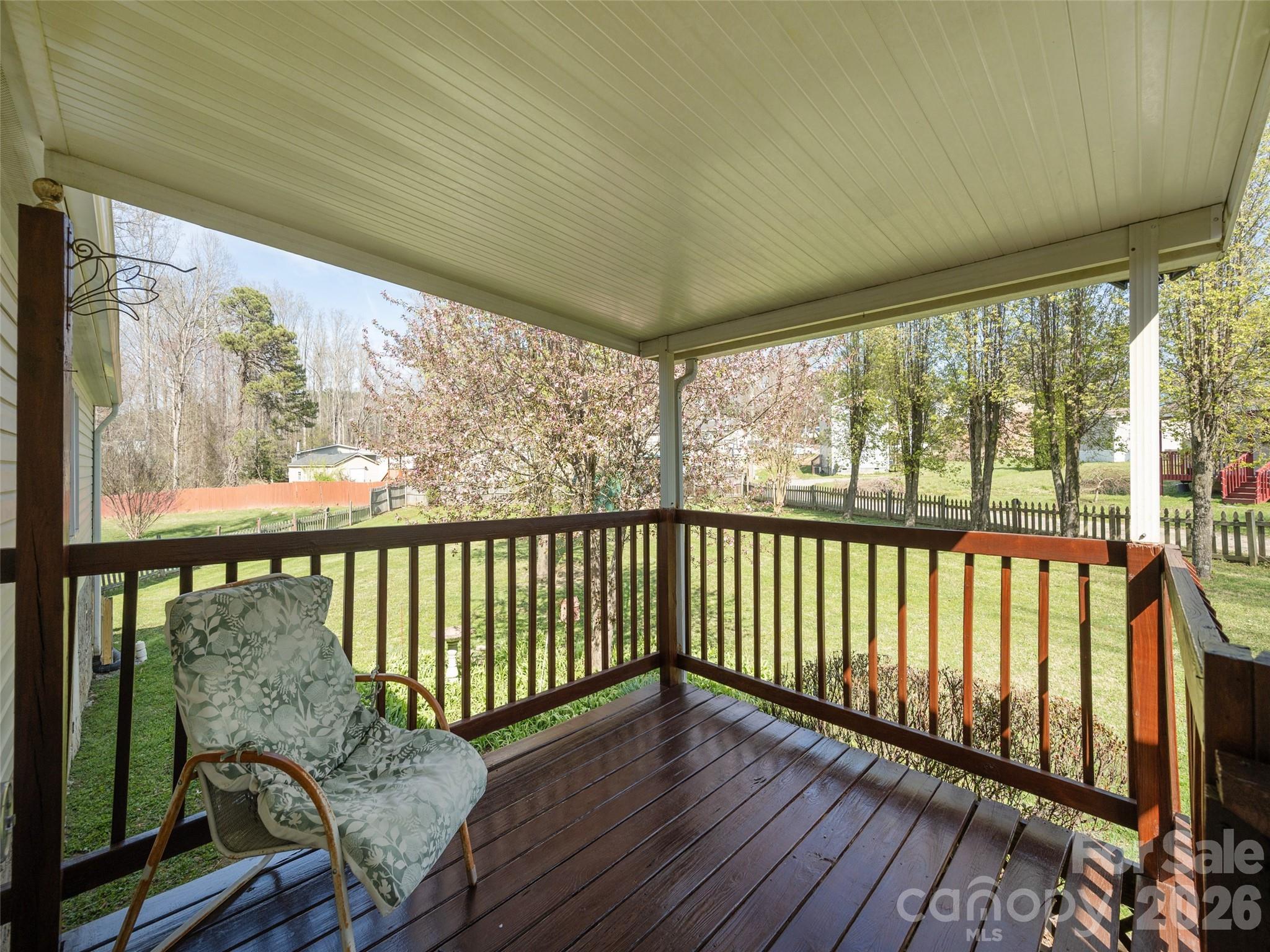 204 Cookies Way Arden, NC 28704 - Photo 16 of 22 a view of balcony with wooden floor