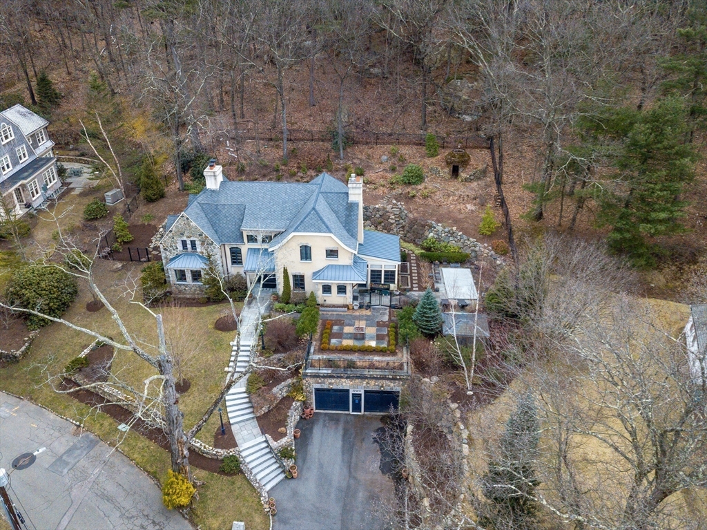 7 Wolcott Road Winchester, MA 01890 - Photo 40 of 41 an aerial view of residential houses with outdoor space
