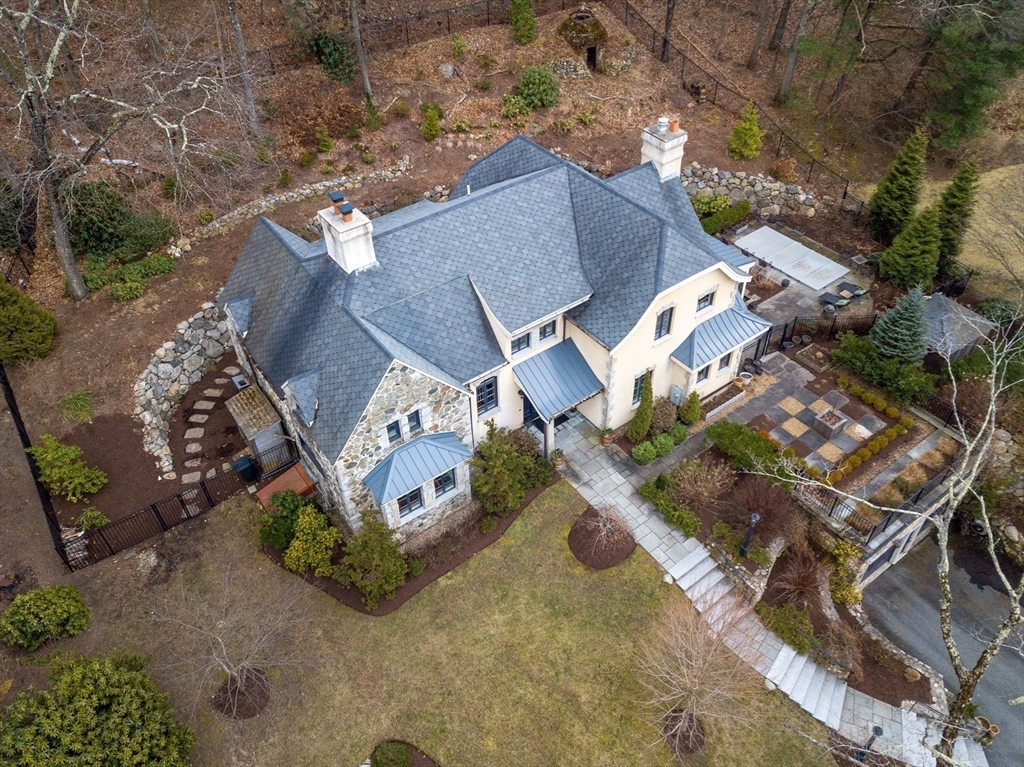 7 Wolcott Road Winchester, MA 01890 - Photo 41 of 41 an aerial view of a house with outdoor space