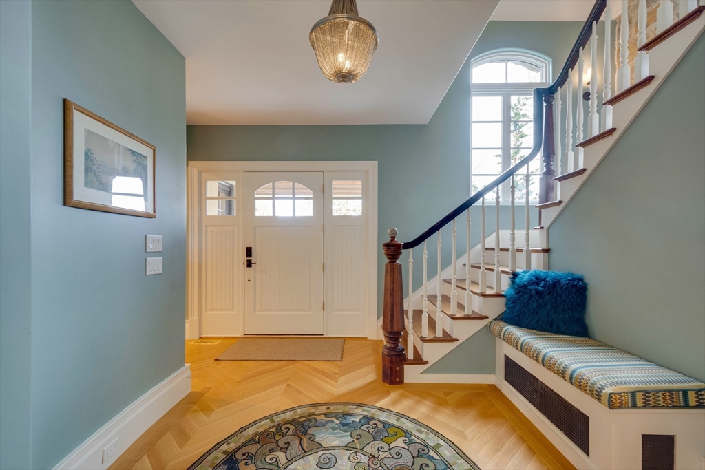 7 Wolcott Road Winchester, MA 01890 - Photo 5 of 41 a view of an entryway with wooden floor
