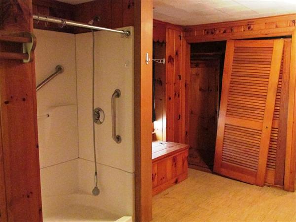 6 Burrows Turnpike Road Bernardston, MA 01337 - Photo 14 of 25 a bathroom with a shower