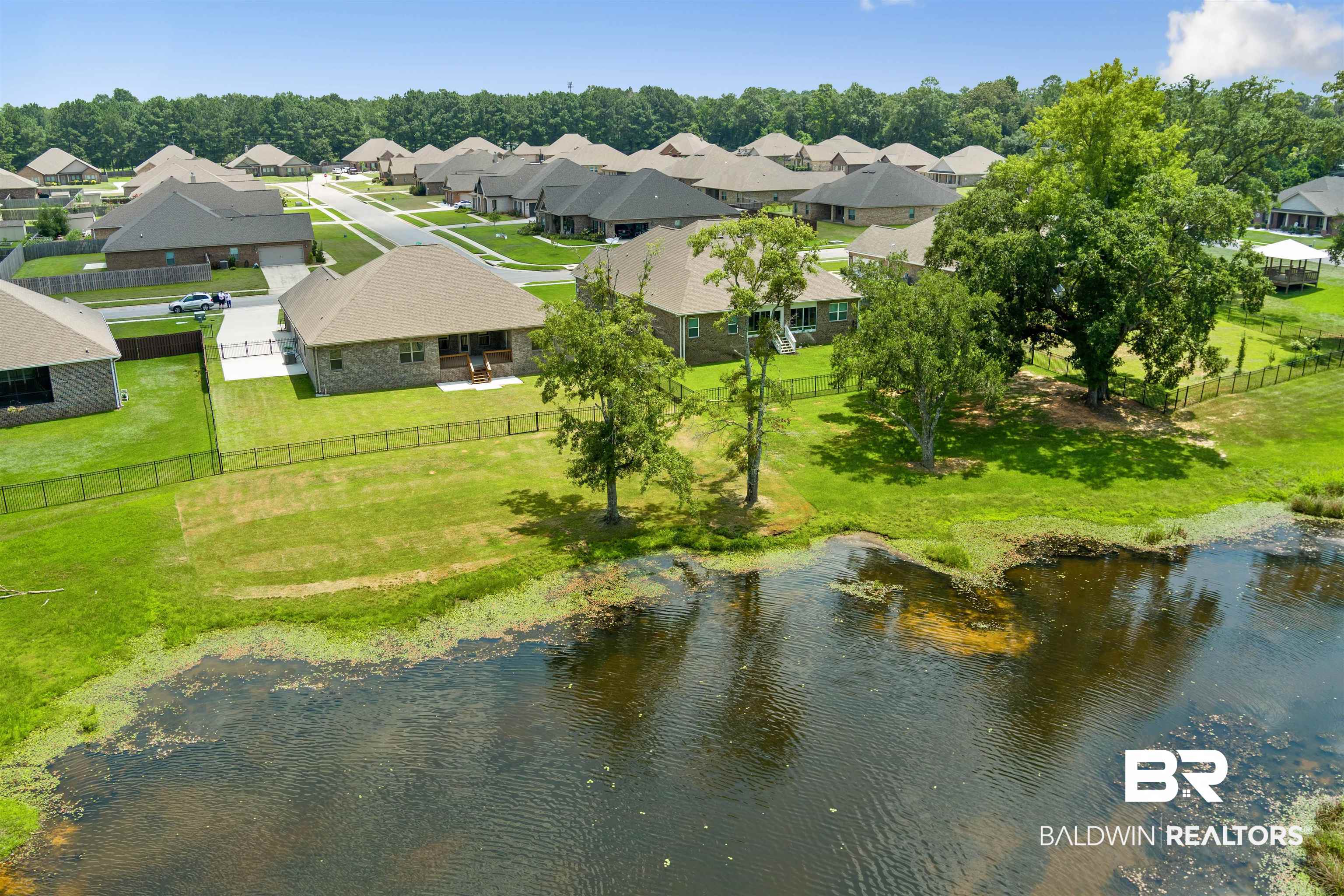 1864 Gwin Court Mobile, AL 36695 - Photo 35 of 37 Aerial view with a water view