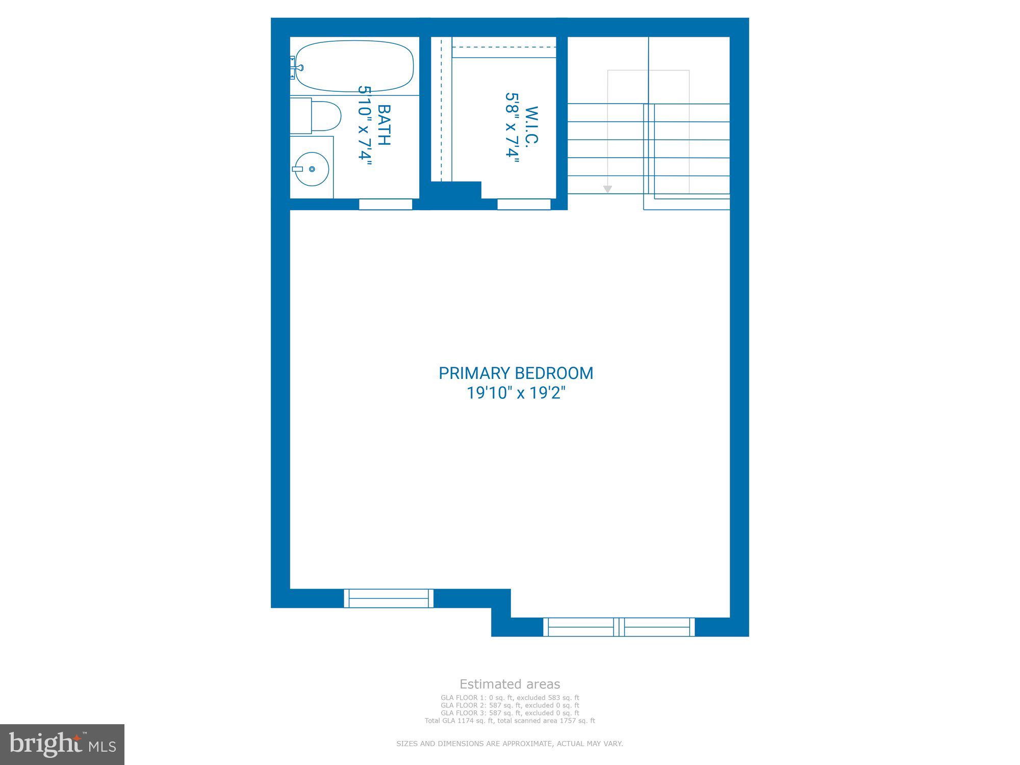 586 Cascade Way Frederick, MD 21703 - Photo 29 of 29 Level 3 Floor Plan