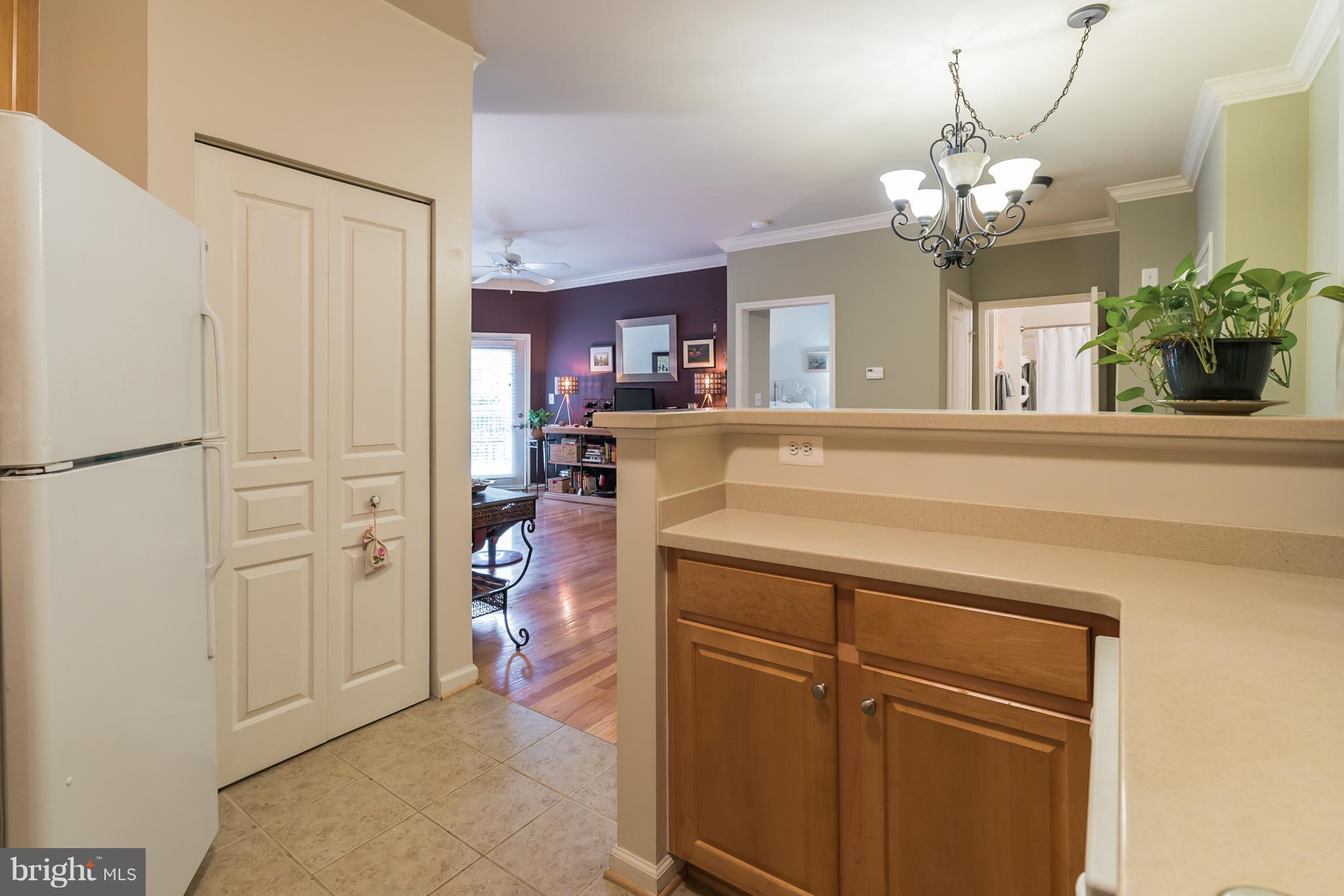 12001 Market Street, Unit 152 Reston, VA 20190 - Photo 14 of 30 Raised Counter Hides Kitchen Stuff While Dining!