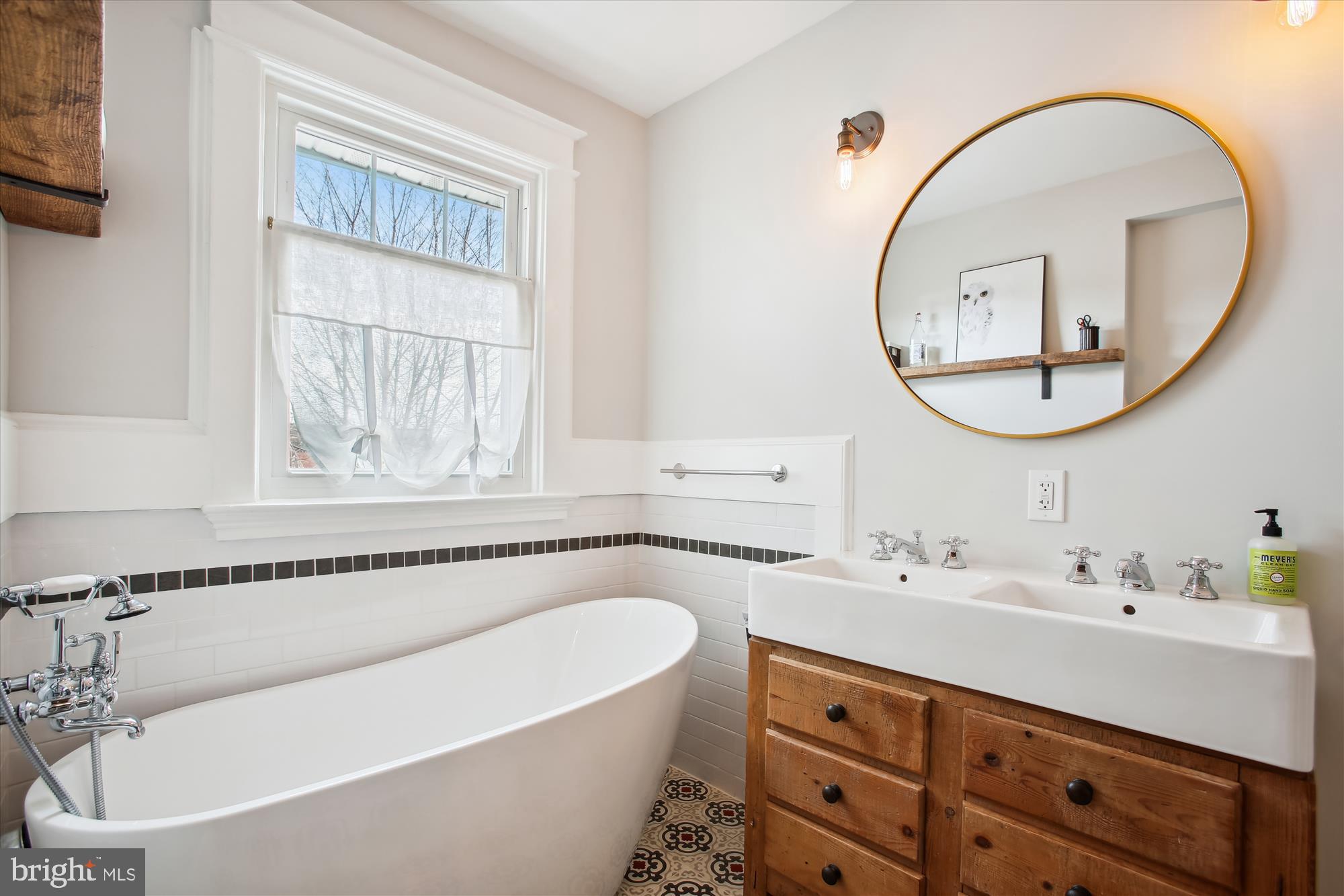 5103 13th Street Northwest Washington, DC 20011 - Photo 20 of 51 Upper Level Bath with double sink
