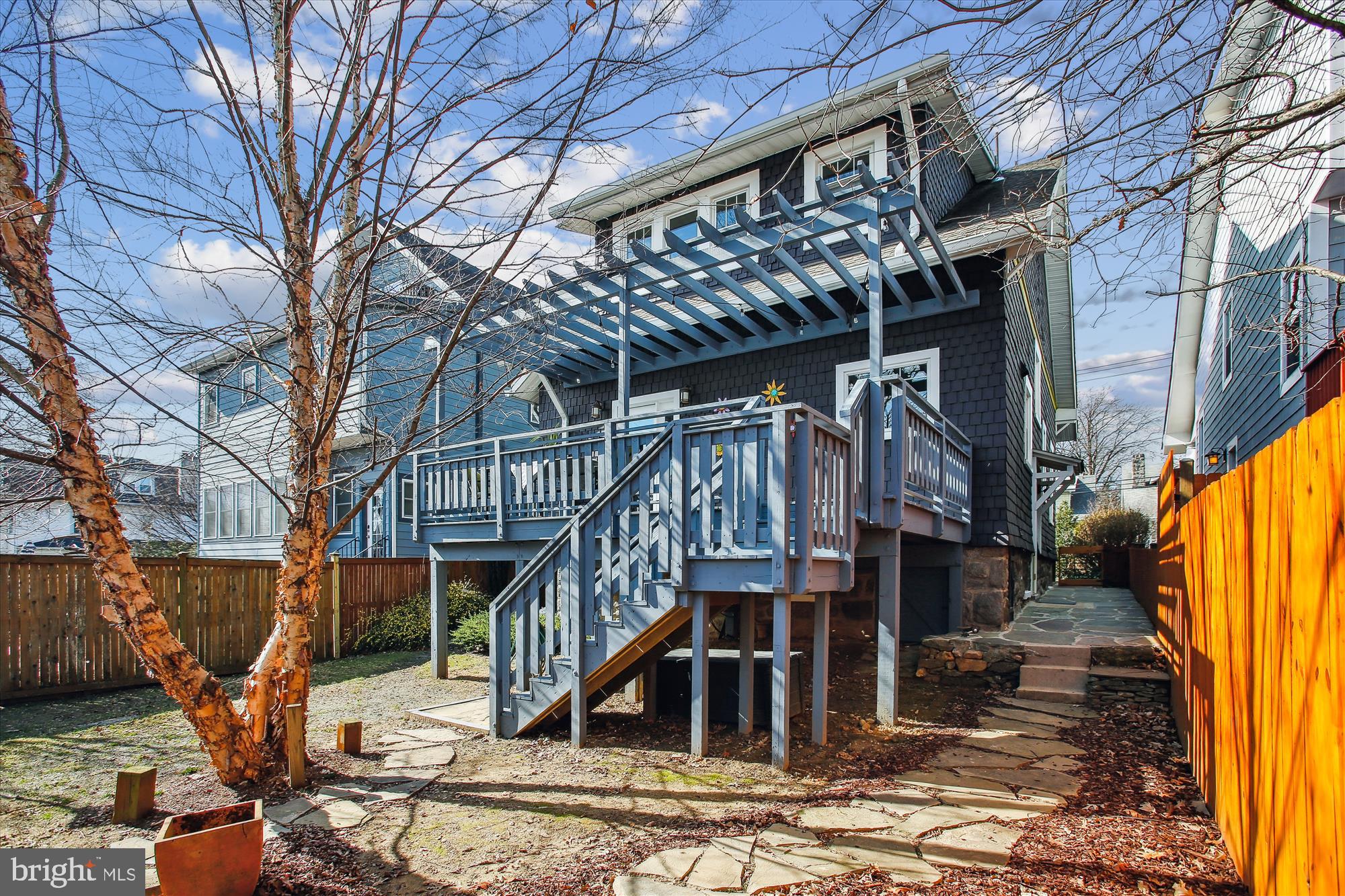 5103 13th Street Northwest Washington, DC 20011 - Photo 31 of 51 Back yard views of the deck