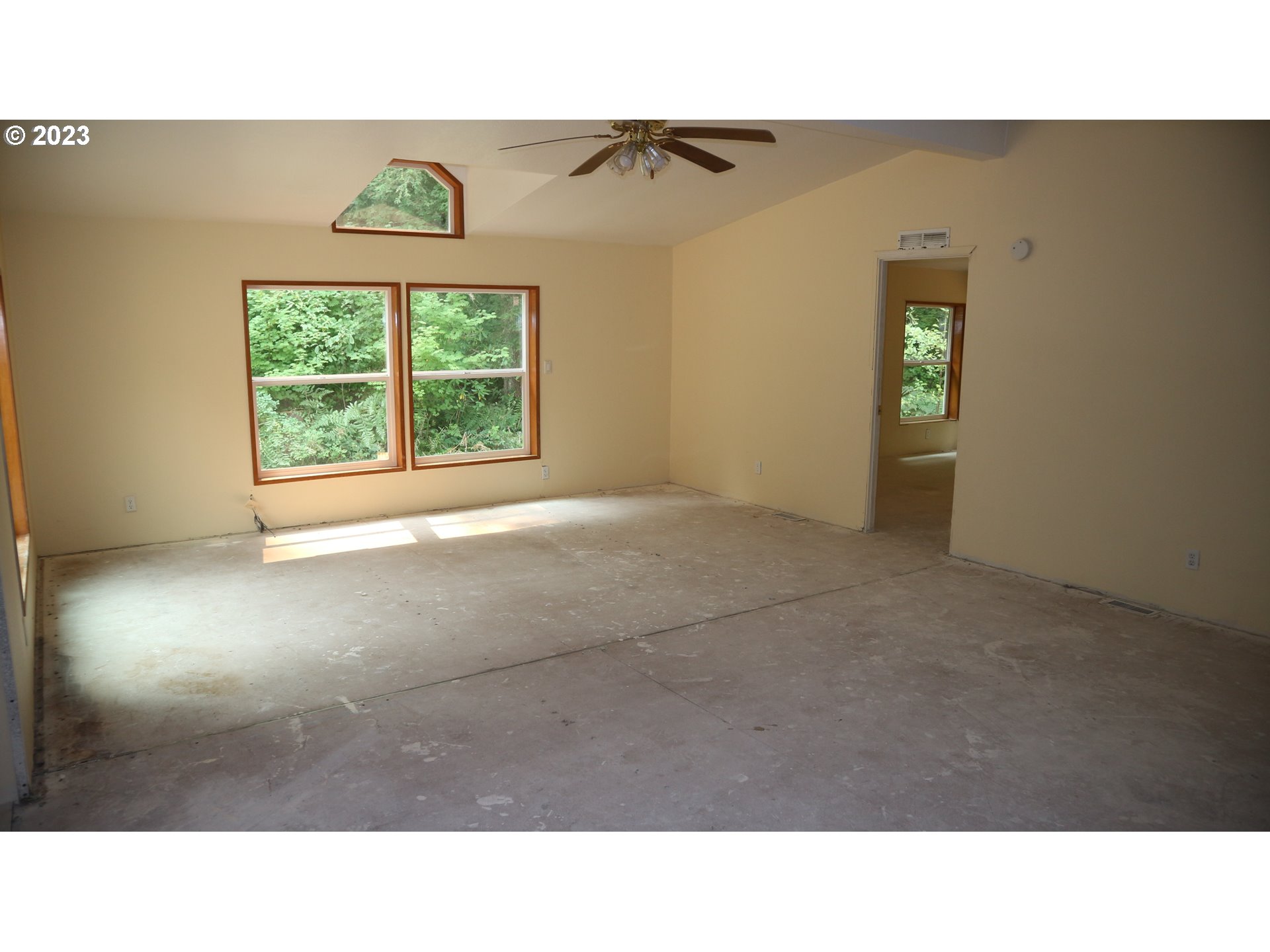 21241 East Lolo Pass Road Rhododendron, OR 97049 - Photo 2 of 18 a black and white photo of a living room