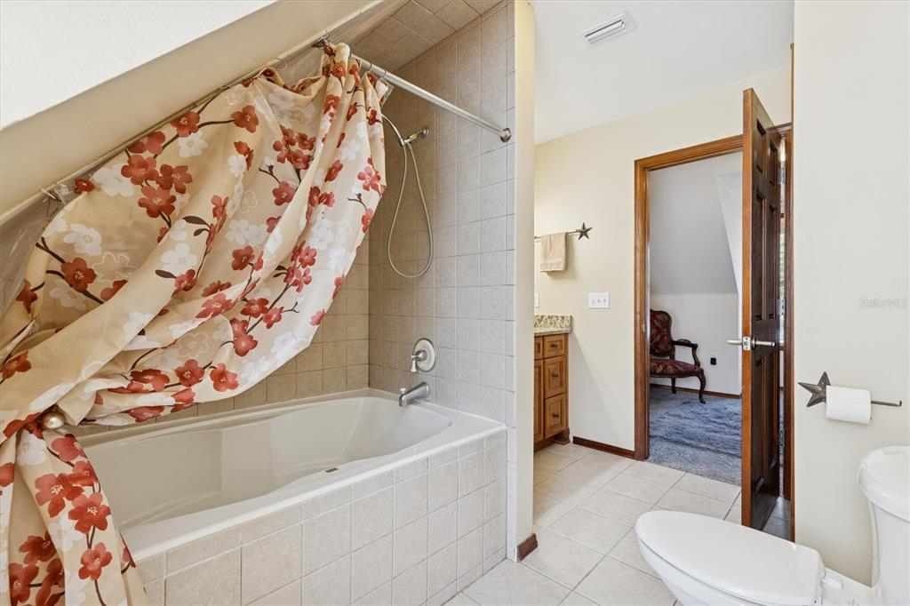16607 Bearle Road Orlando, FL 32828 - Photo 46 of 57 a bathroom with a bathtub and toilet