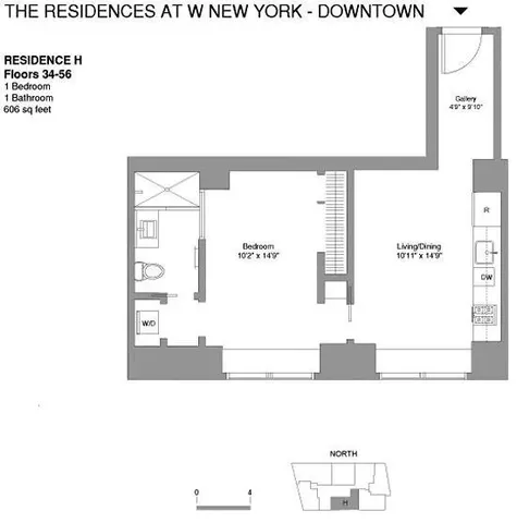 $795,000 | 123 Washington Street, Unit 48H | Financial District
