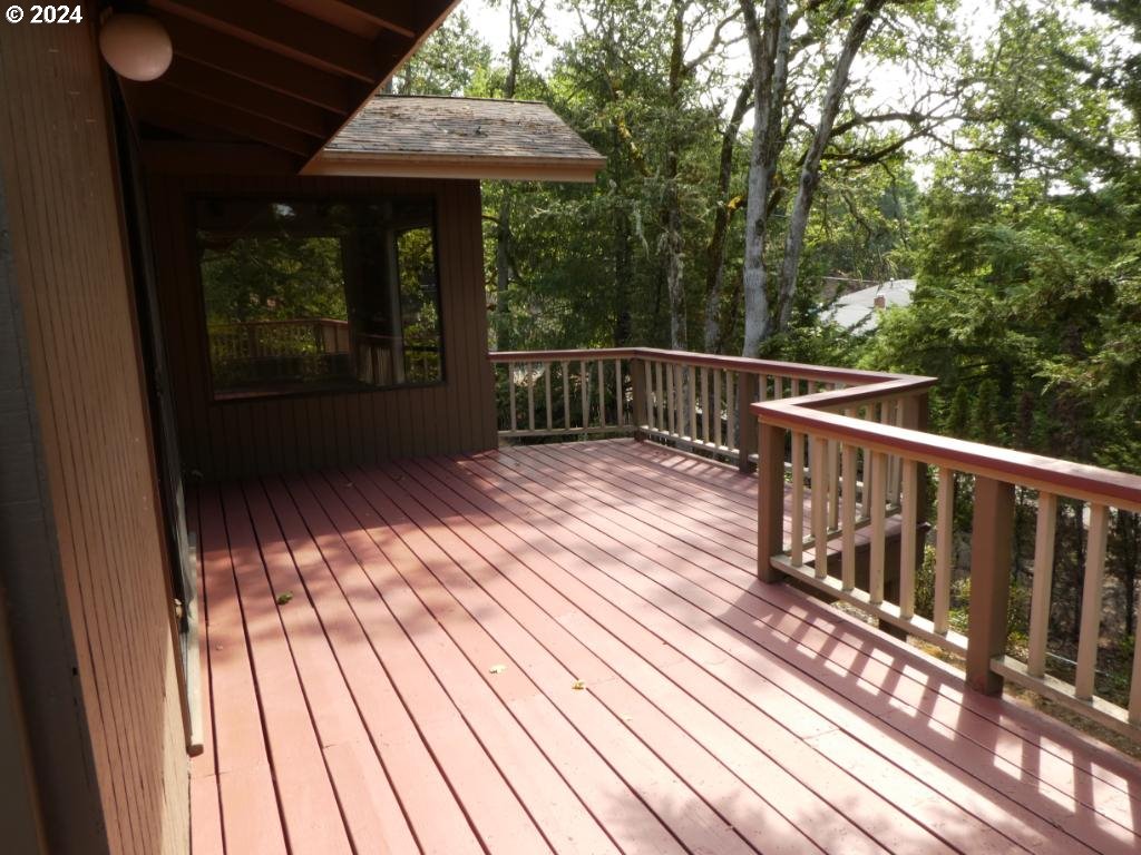 310 Southeast Terrace Drive Roseburg, OR 97470 - Photo 15 of 44 a view of deck with wooden floor and outdoor space