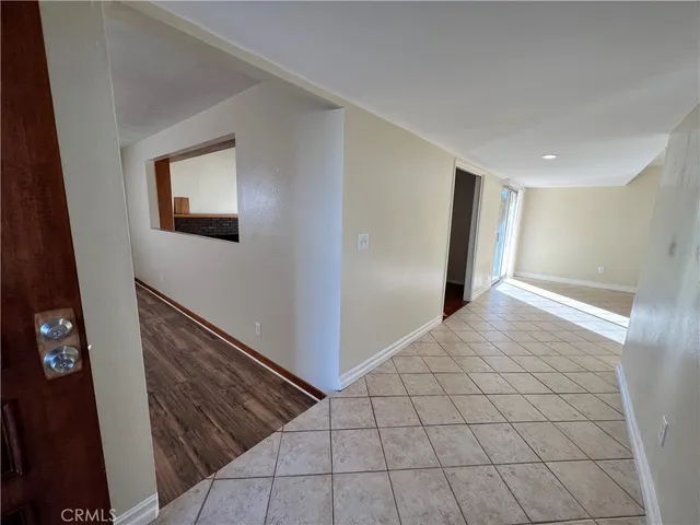 a view of an empty room