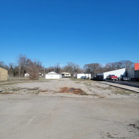 a view of a snow on the middle of a road