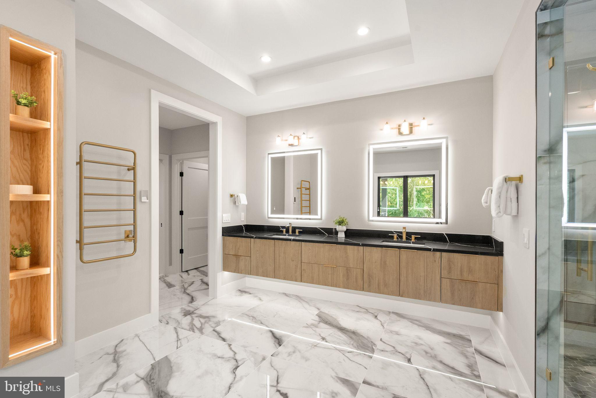 6329 Halsey Road McLean, VA 22101 - Photo 49 of 94 Elegant modern bathroom retreat.