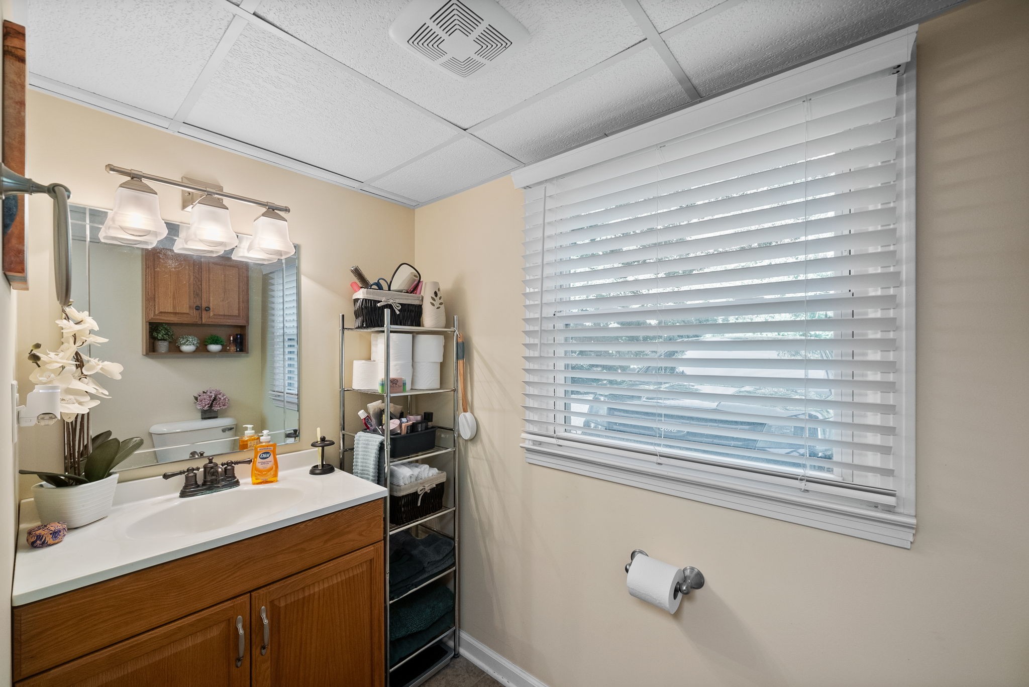 1001 Issac Clifton Road Chapmansboro, TN 37035 - Photo 38 of 47 a bathroom with a sink and a mirror