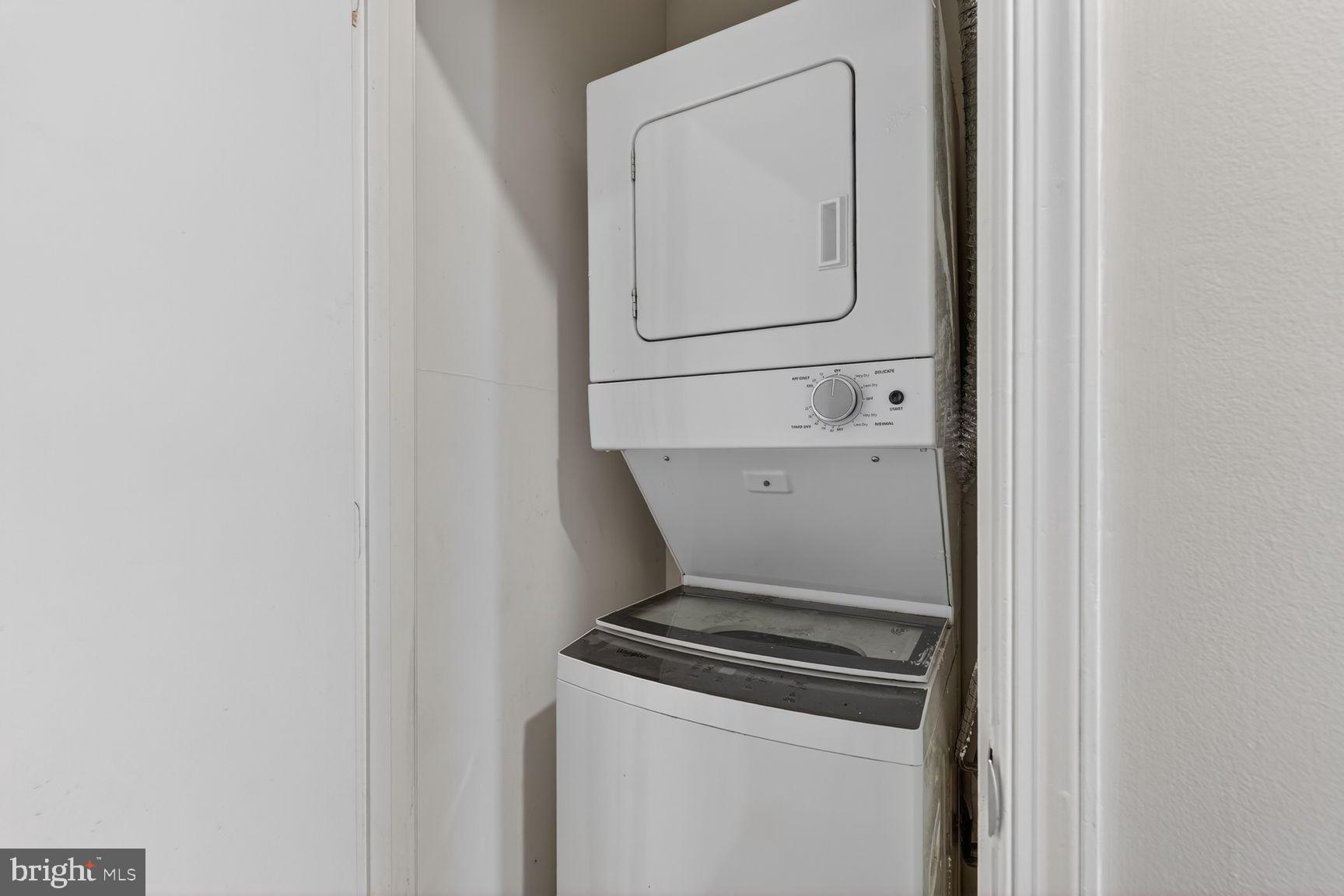 1008 Rittenhouse Street Northwest, Unit 15 Washington, DC 20011 - Photo 24 of 39 a close view of washer and dryer