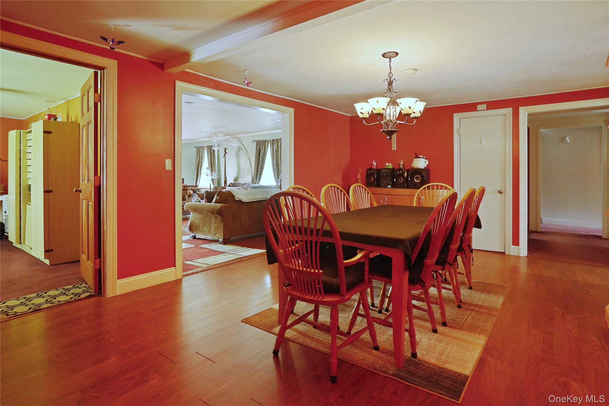 650 Granite Road Kerhonkson, NY 12446 - Photo 14 of 38 a view of a dining room with furniture window and wooden floor
