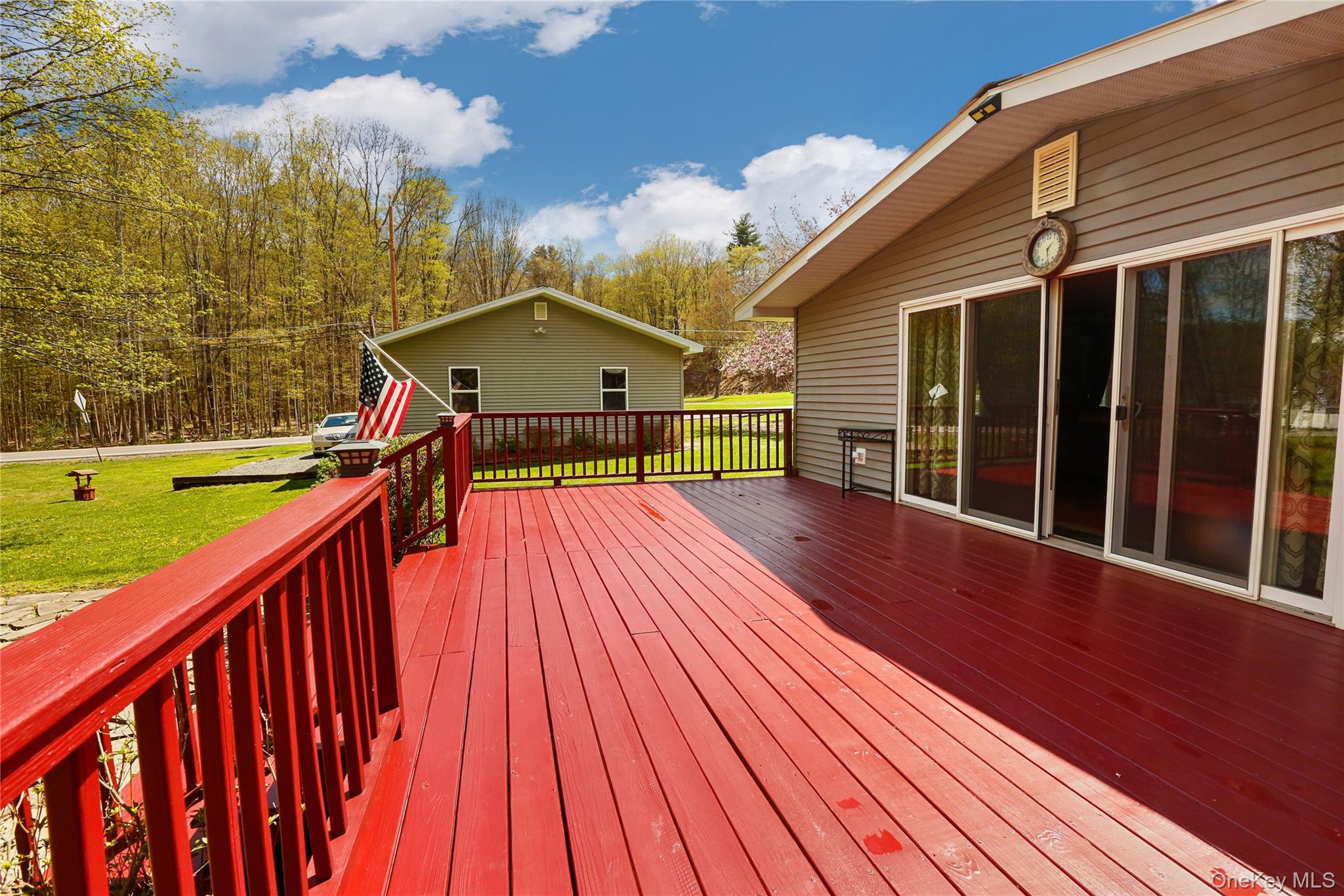 650 Granite Road Kerhonkson, NY 12446 - Photo 24 of 38 a view of a house with pool and wooden floor