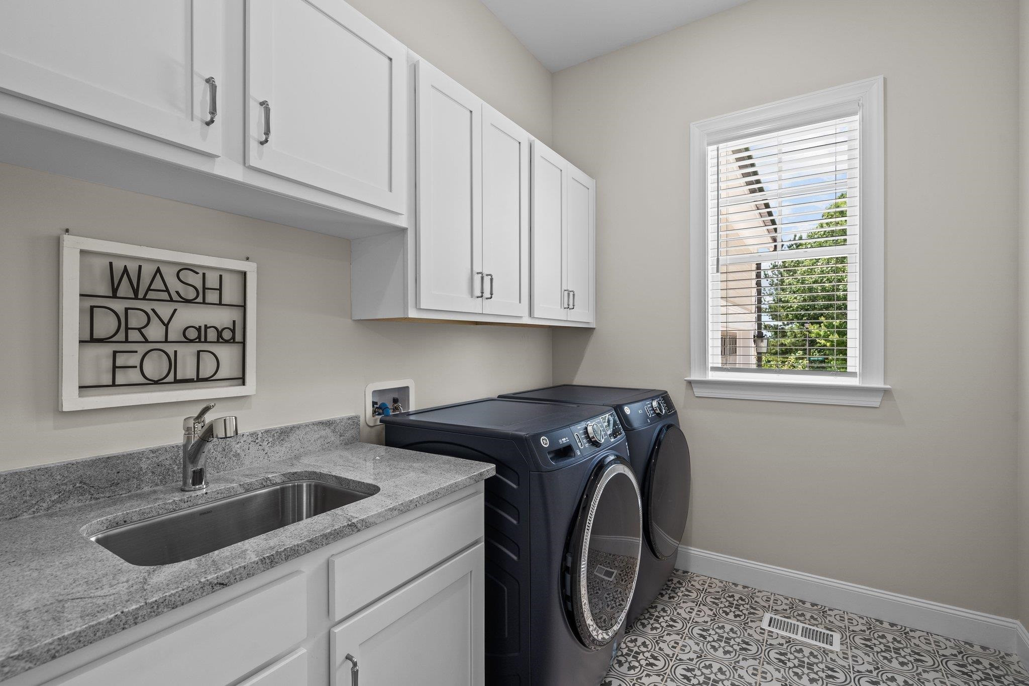 116 Brandy Mill Pittsboro, NC 27312 - Photo 26 of 47 a utility room with sink dryer and washer