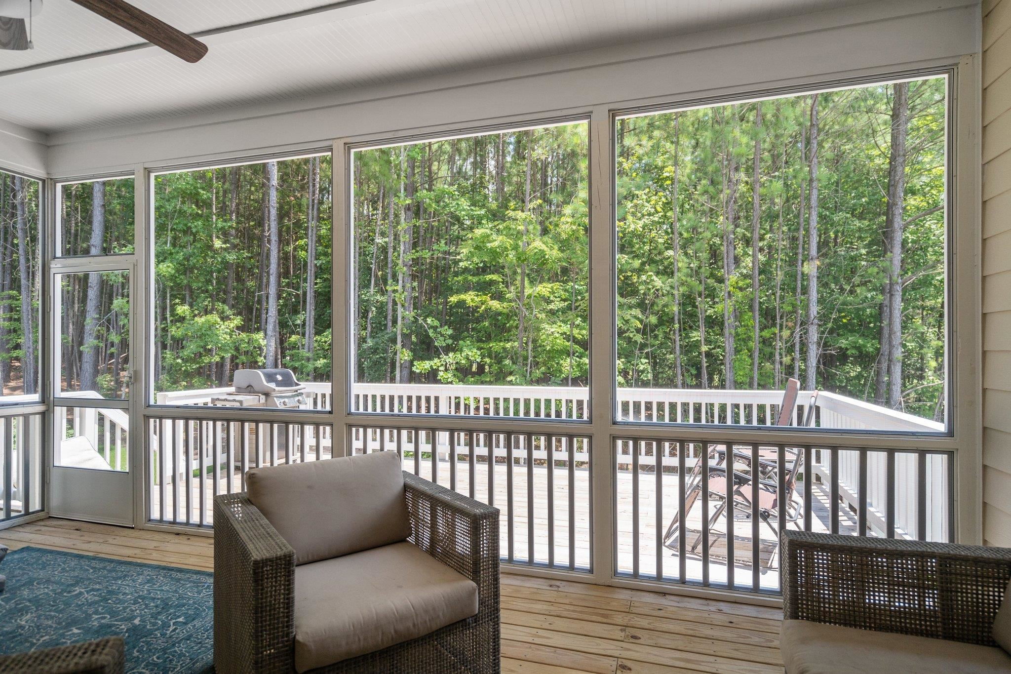116 Brandy Mill Pittsboro, NC 27312 - Photo 34 of 47 a view of a two chairs in balcony