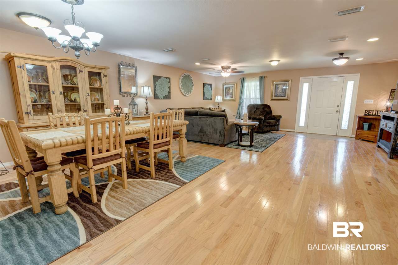 11540 Whitehouse Fork Road Bay Minette, AL 36507 - Photo 6 of 23 Living/Dining Area