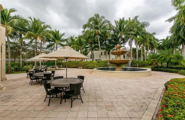 a view of a fountain