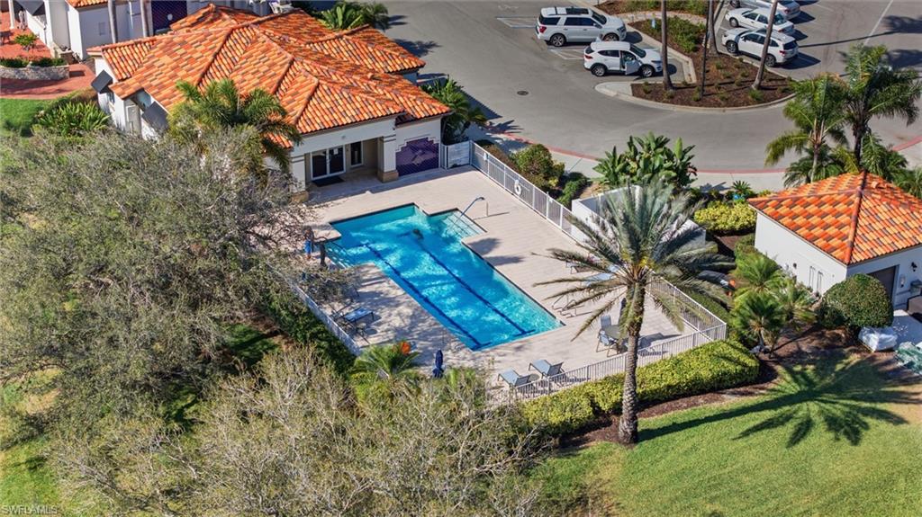 3614 El Segundo Court Naples, FL 34109 - Photo 42 of 49 an aerial view of house with yard