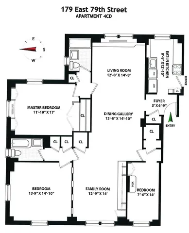 $1,750,000 | 179 East 79th Street, Unit 4CD | Upper East Side