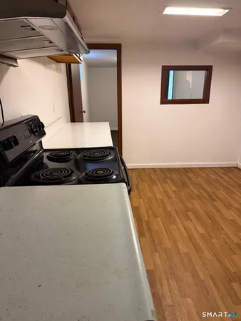 a view of a room with an empty space