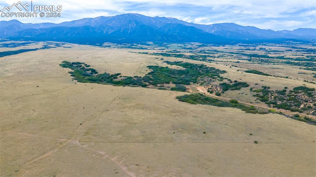 Rio Vista Rye, CO 81069 - Photo 1 of 16 Drone / aerial view featuring a mountain view