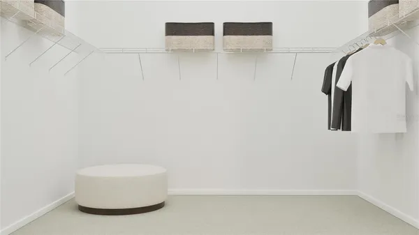 an aerial view of a house with swimming pool