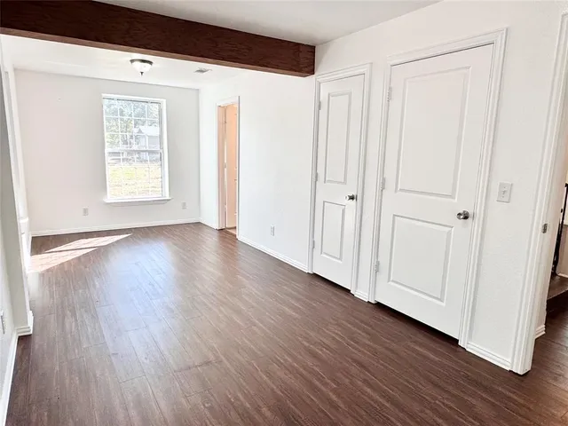 wooden floor in an empty room