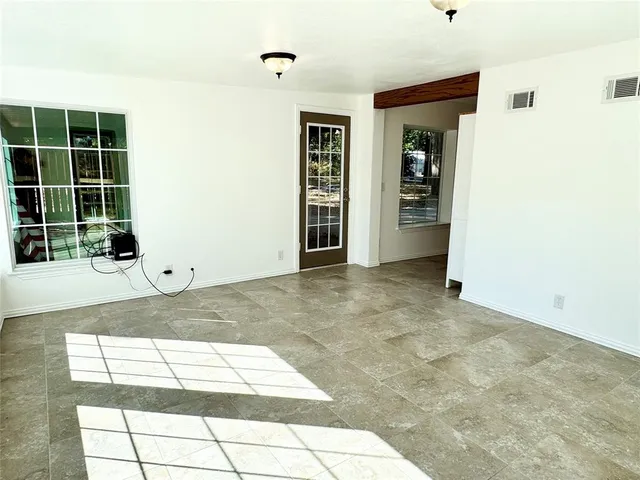 a view of empty room