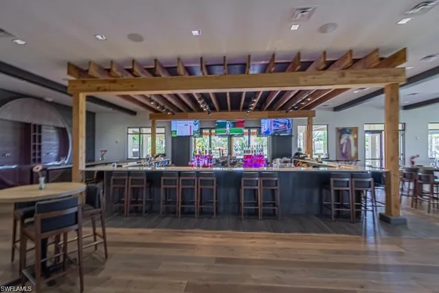 a view of a bar kitchen