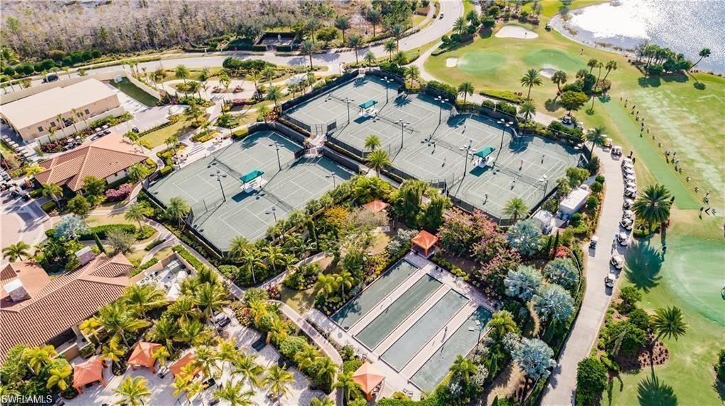 9377 Pocida Court, Unit 202 Naples, FL 34119 - Photo 26 of 30 an aerial view of residential house with outdoor space