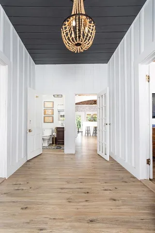 a view of livingroom with furniture and hardwood floor