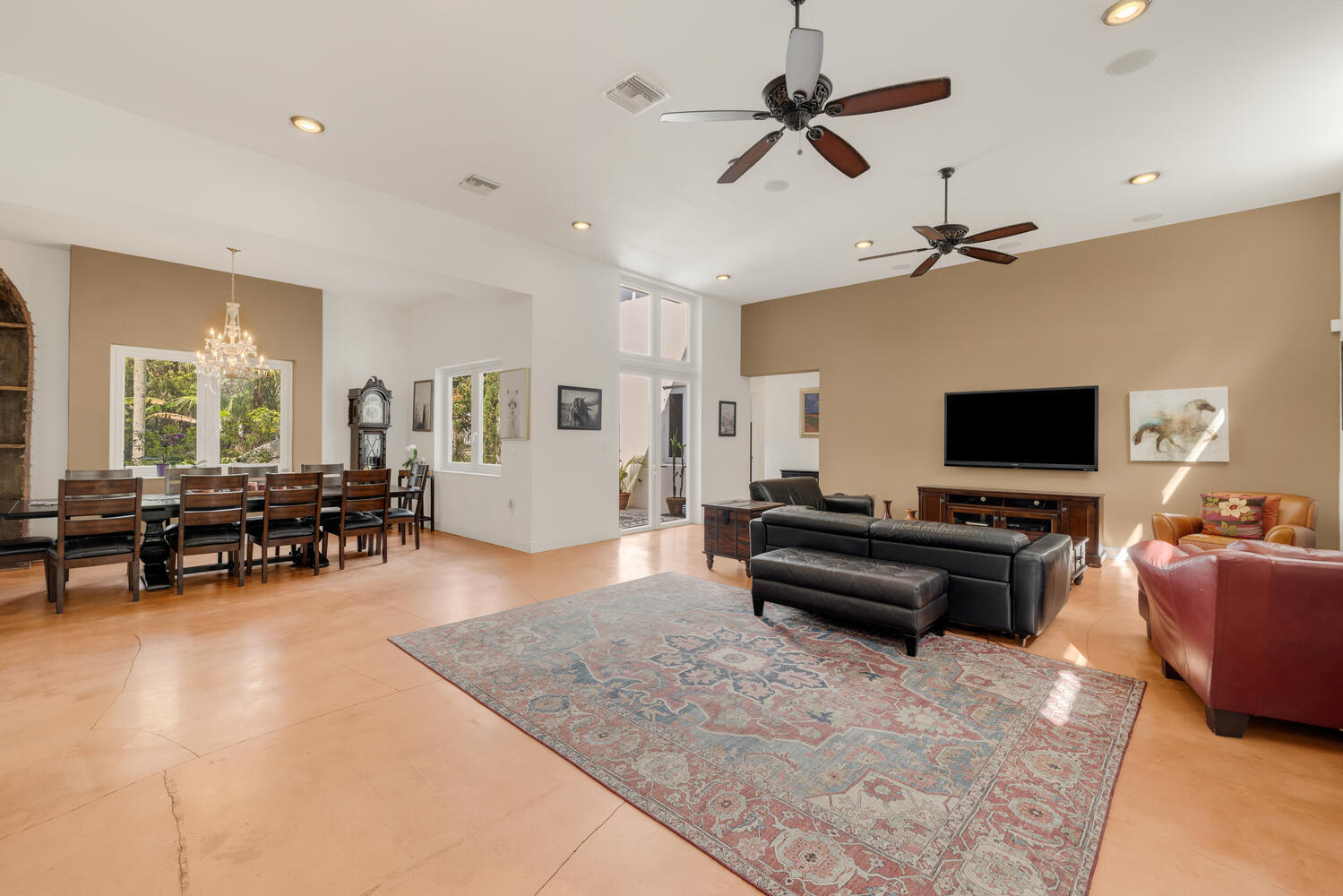 12301 Southwest 107th Avenue Miami, FL 33176 - Photo 19 of 58 a living room with furniture and a flat screen tv