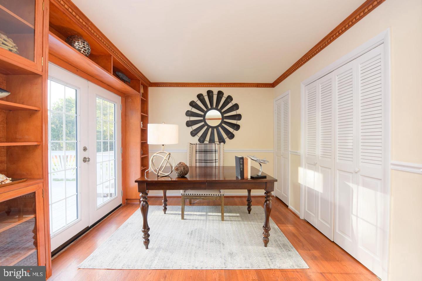 8506 Wagon Wheel Road Alexandria, VA 22309 - Photo 16 of 37 2nd bedroom with french doors to back deck