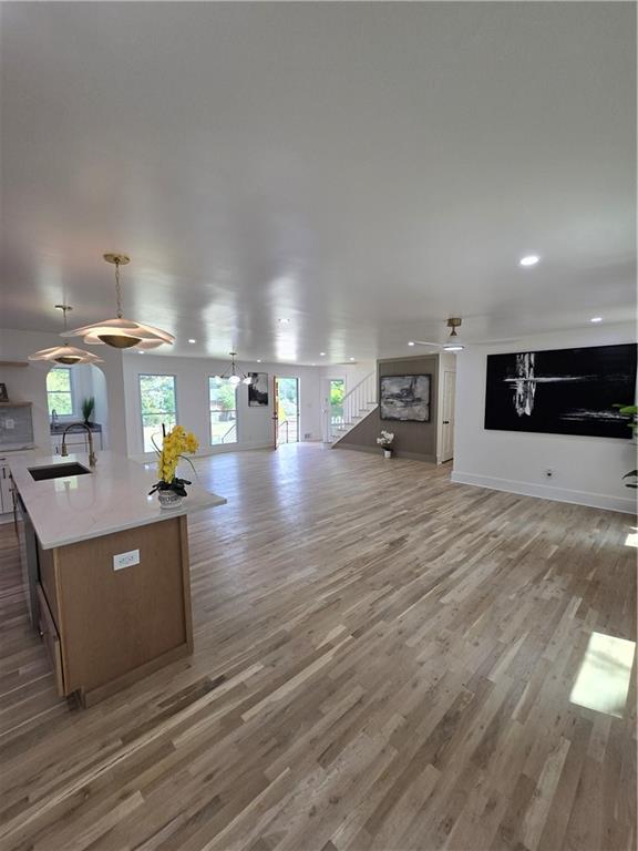 3832 Finger Creek Southwest Lilburn, GA 30047 - Photo 8 of 24 a living room with furniture and a flat screen tv