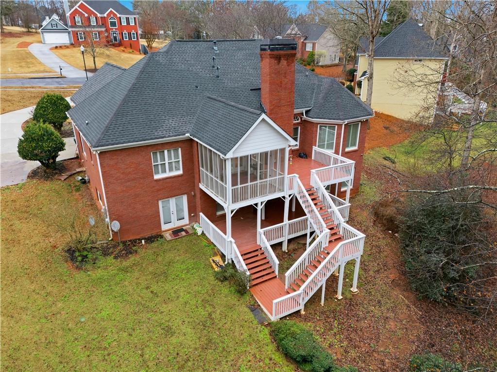 3051 Glenview Lane Monroe, GA 30656 - Photo 37 of 44 an aerial view of a house