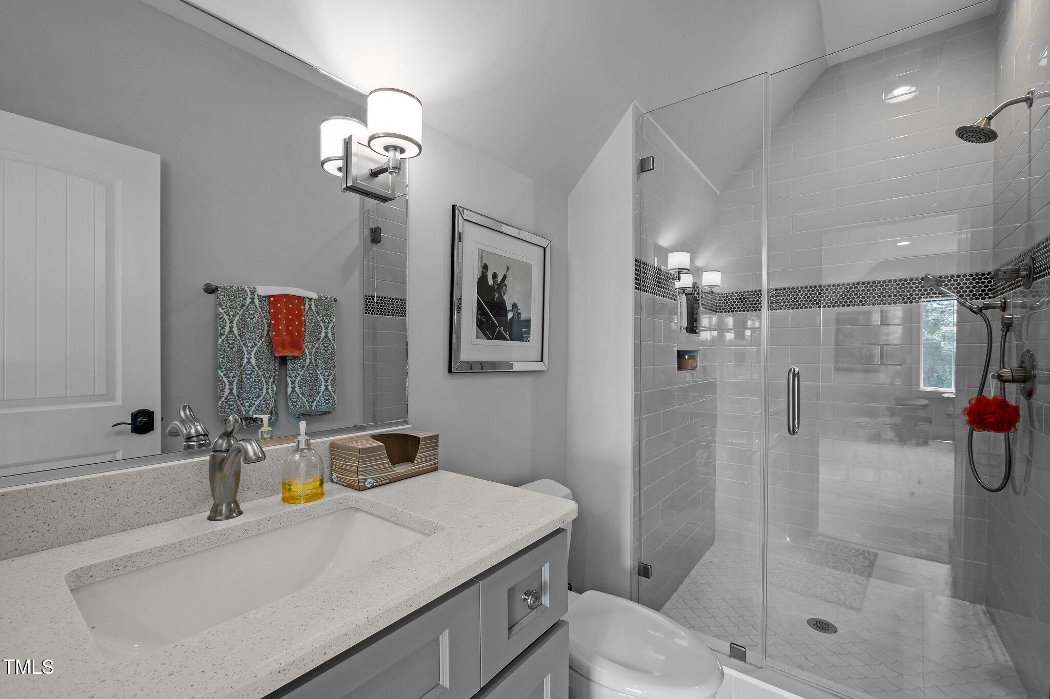 976 Estate Road Semora, NC 27343 - Photo 50 of 69 a bathroom with a sink a toilet and shower